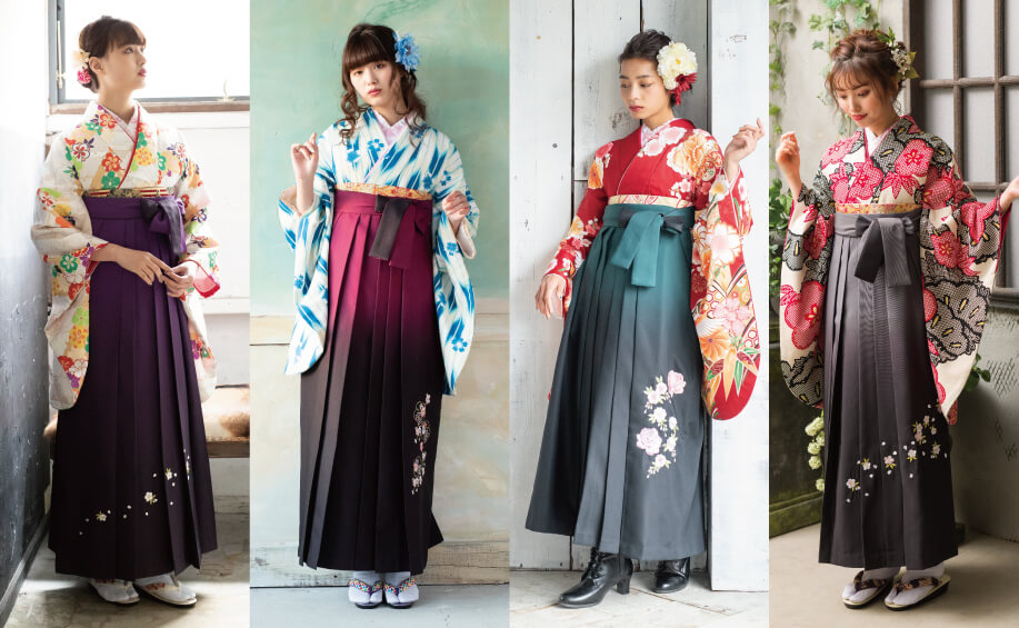 卒業式の袴は全部で4種！あなたの着たい袴が分かります | 京都さがの館