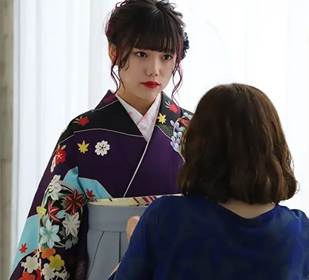 卒業式袴の着付けイメージ