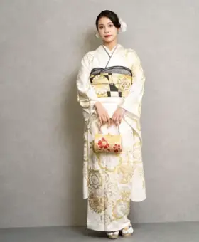 k*u様 5-F こむさでもーど ブランド振袖 成人式 卒業式　ポリエステル　洗 YUMI KATSURA（ユミカツラ） お誂え付き振袖フルセット/YK-9511/桂由美