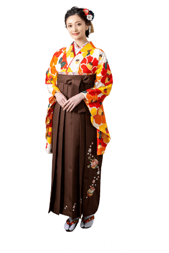 京都さがの館でレンタルできる卒業式袴