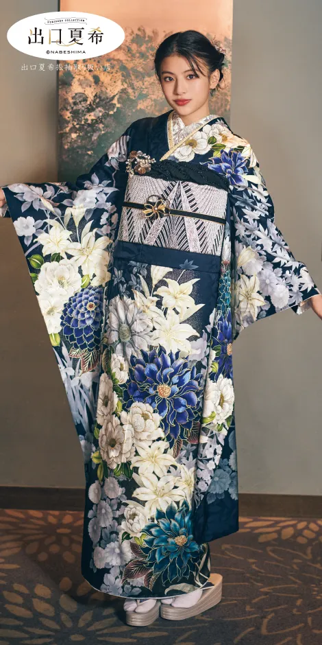 出口夏希さん着用の成人式の振袖