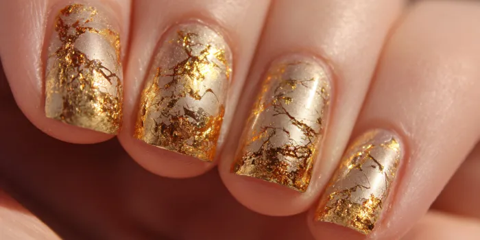 上品な「緑色」振袖 × 和モダンで落ち着いたネイル