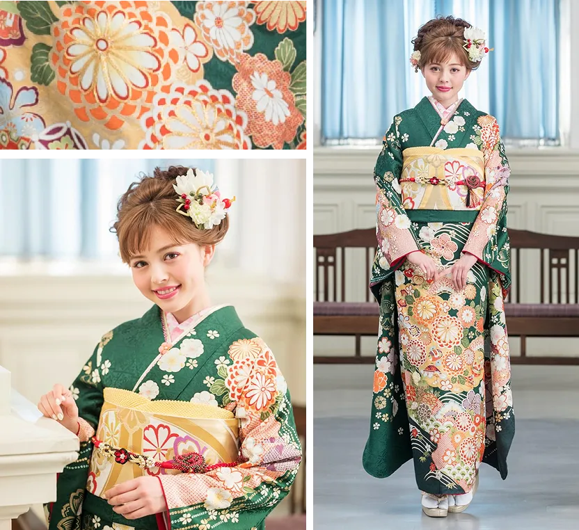 さがの館オリジナル振袖｜古典デザインの成人式振袖