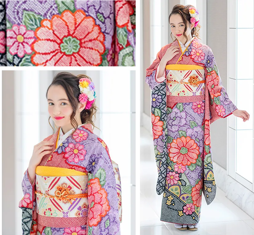 さがの館オリジナル振袖｜古典デザインの成人式振袖