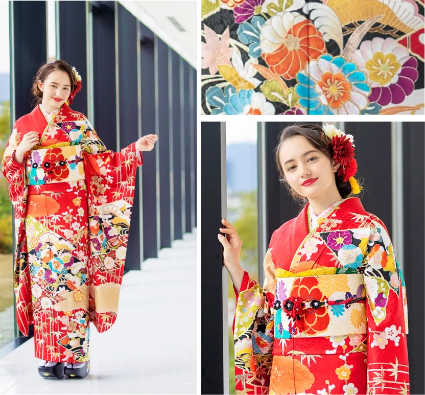 さがの館オリジナル振袖｜古典デザインの成人式振袖