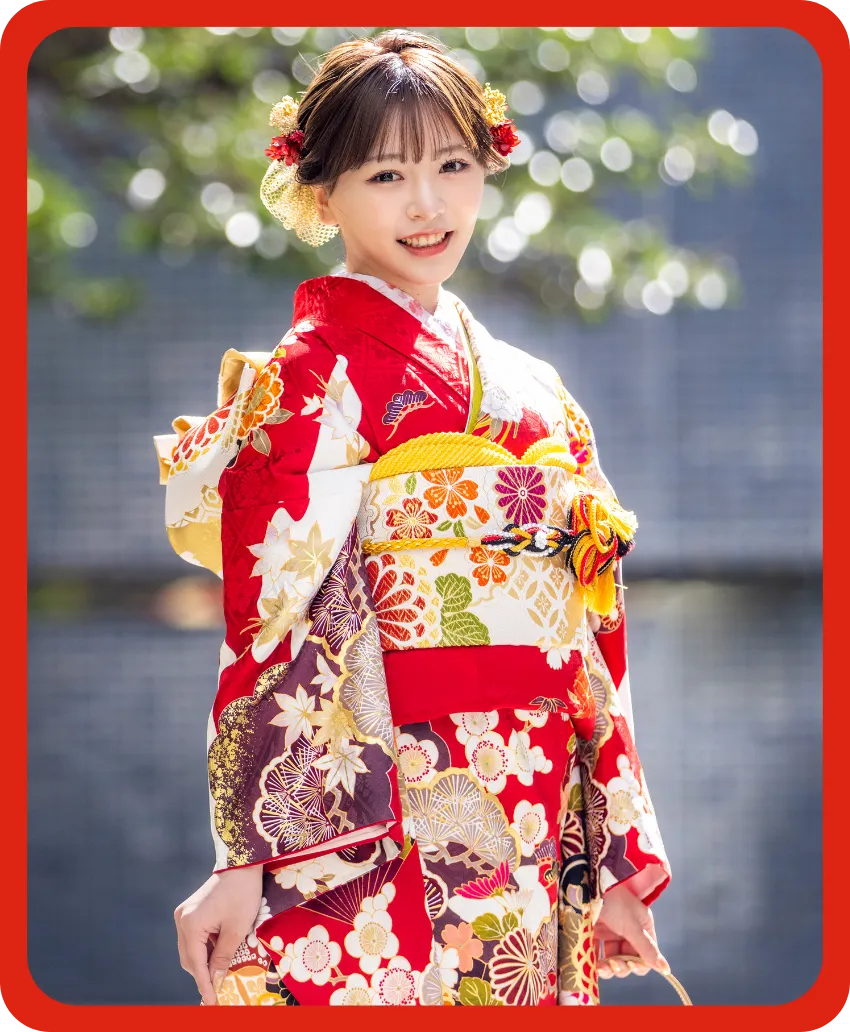 パーソナルカラーがAutumn（イエベ秋）さん向けの成人式振袖