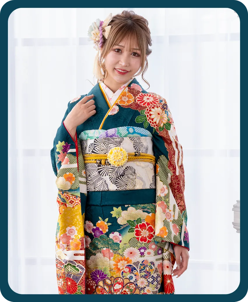 パーソナルカラーがAutumn（イエベ秋）さん向けの成人式振袖