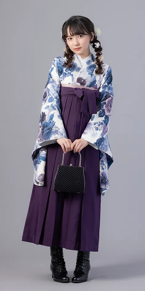 レンタル着物BB4017×袴MRA001