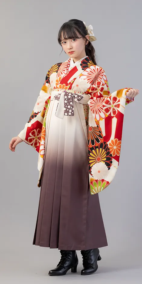 レンタル着物BBB446×袴CCB928