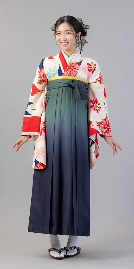 レンタル着物BBB460×袴K00018