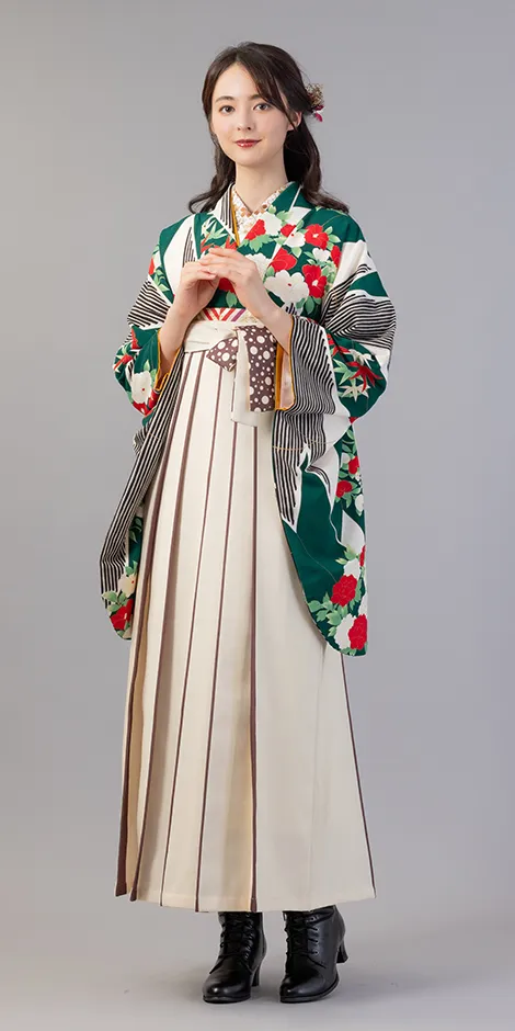 レンタル着物BBB481×袴CLD926