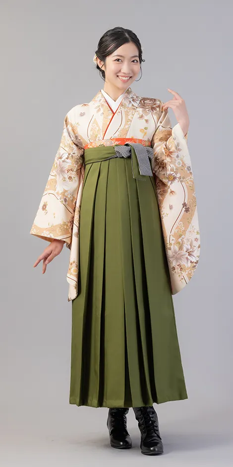 レンタル着物BBB482×袴MAS017