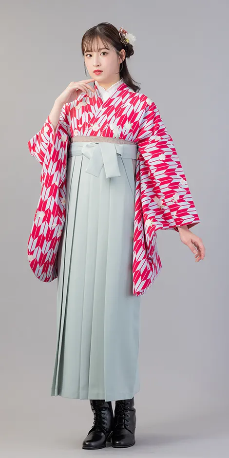 レンタル着物C00029×袴SMG028