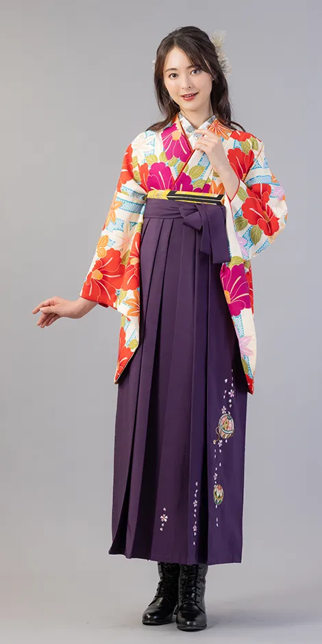 レンタル着物CCC588×袴MRT081