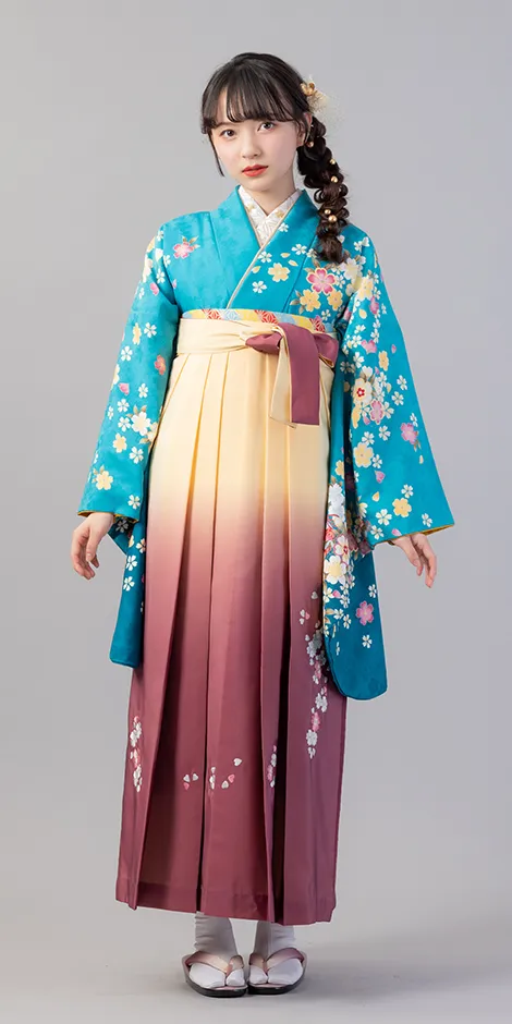 レンタル着物G00015×袴CAS953