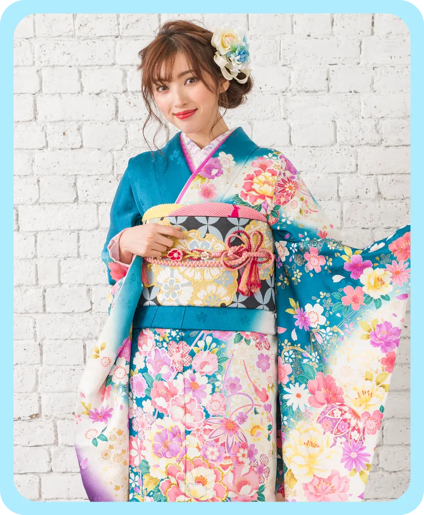 パーソナルカラーがSpring（イエベ春）さん向けの成人式振袖