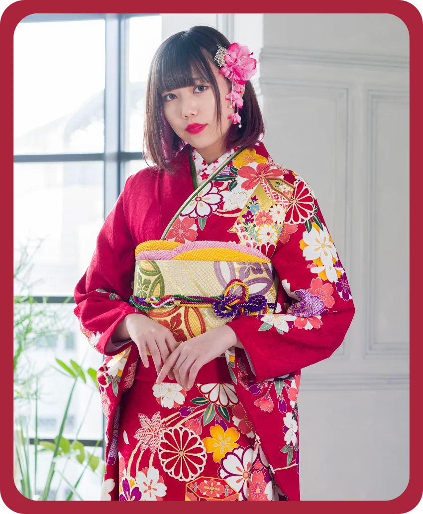 パーソナルカラーがWinter（ブルベ冬）さん向けの成人式振袖