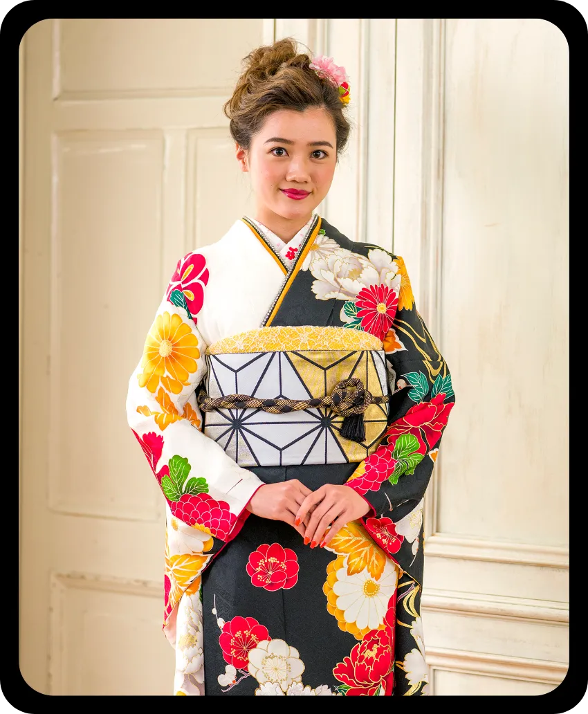 パーソナルカラーがWinter（ブルベ冬）さん向けの成人式振袖