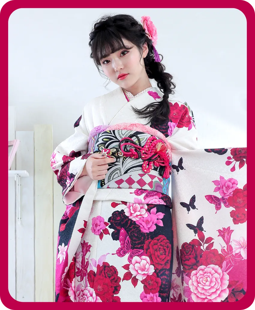 パーソナルカラーがWinter（ブルベ冬）さん向けの成人式振袖